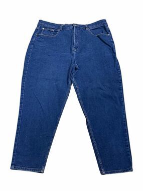 Route 66 Women’s Blue Stretch Denim Straight Leg Mid Rise Jeans Size 20
